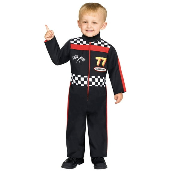 NASCAR Race Car Driver Boy's Halloween Fancy-Dress Costume, Toddler S