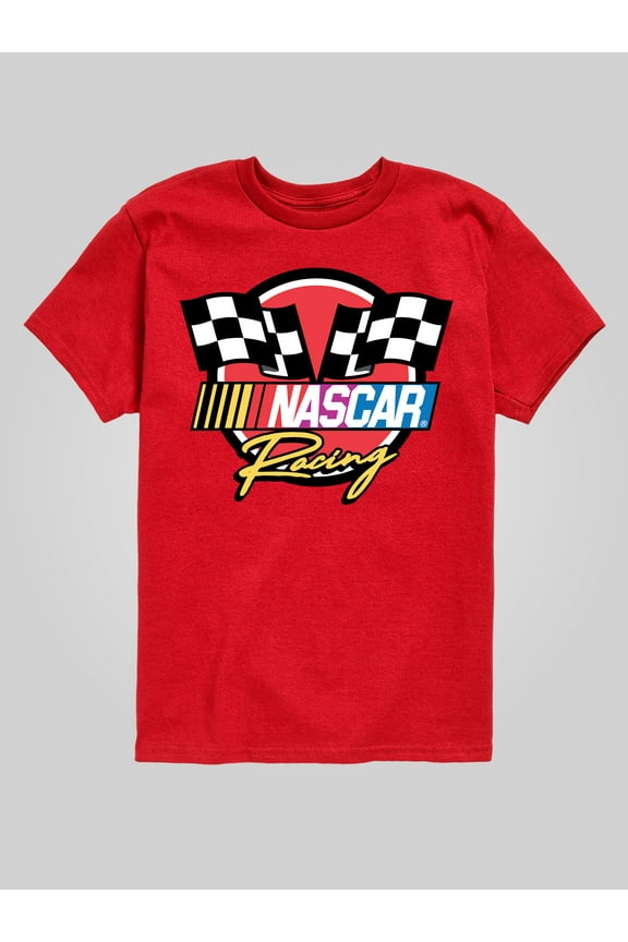 - Racing Logo - Kids Youth Short Sleeve Graphic T-Shirt