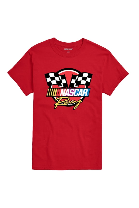 - Racing Logo - Men's Short Sleeve Graphic T-Shirt