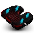 thumbnail image 1 of NASCAR Seat Cushion | Ergonomic U-Shape Memory Foam for Tailbone, Sciatica, & Back Pain Relief | Breathable & Comfy Velvet | Car, Office, Home, Travel, 1 of 7
