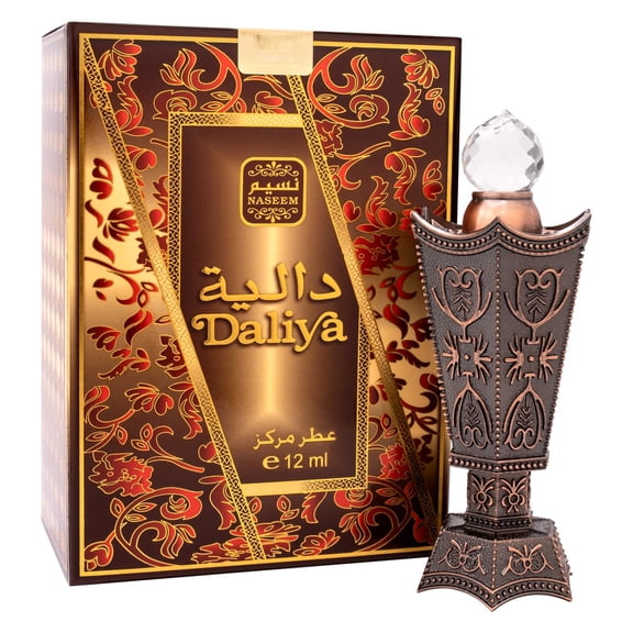 NASEEM Daliya Perfume Oil 12ml - Subtle Eau De Parfum for Men & Women, Long Lasting Arabian Attar Fragrance with Fresh Citrus, Amber & Musk, Ideal for Everyday & Special Occasions
