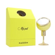 NASEEM Miraat Aqua Parfum 100ml   Alcohol-Free, Long-Lasting Eau De Parfum with Raspberry, Jasmine & Musk