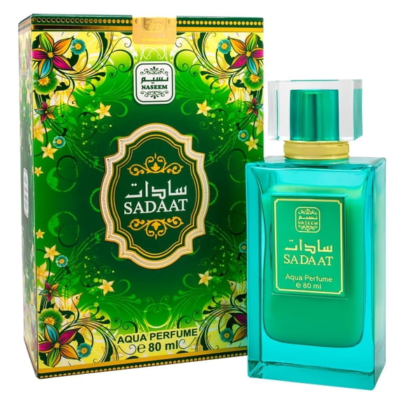 NASEEM Sadaat Aqua Perfume 80ml - A Fresh and Elegant Eau De Parfum for Men & Women - Features a Subtle Tone with Long-Lasting Fragrance Perfect for Daily Wear & Special Occasions