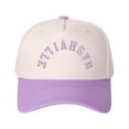 thumbnail image 1 of NASHVILLE Embroidered Patchwork Trucker Cap | Adjustable Unisex Snapback, Music City Essential, 1 of 8