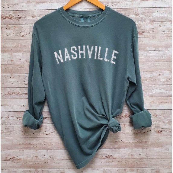 NASHVILLE Graphic Garment dyed T-Shirt