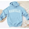 thumbnail image 1 of NASHVILLE Graphic Unisex Fleece Hooded Sweatshirt, 1 of 6