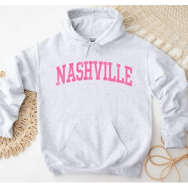 NASHVILLE Graphic Unisex Fleece Hooded Sweatshirt