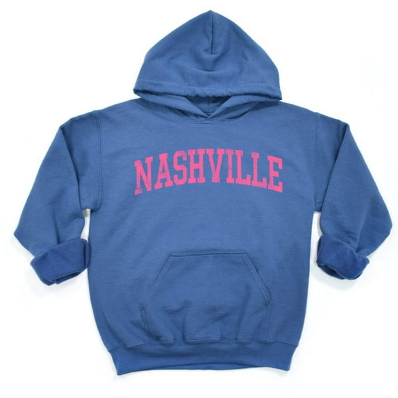 NASHVILLE Graphic Unisex Fleece Hooded Sweatshirt