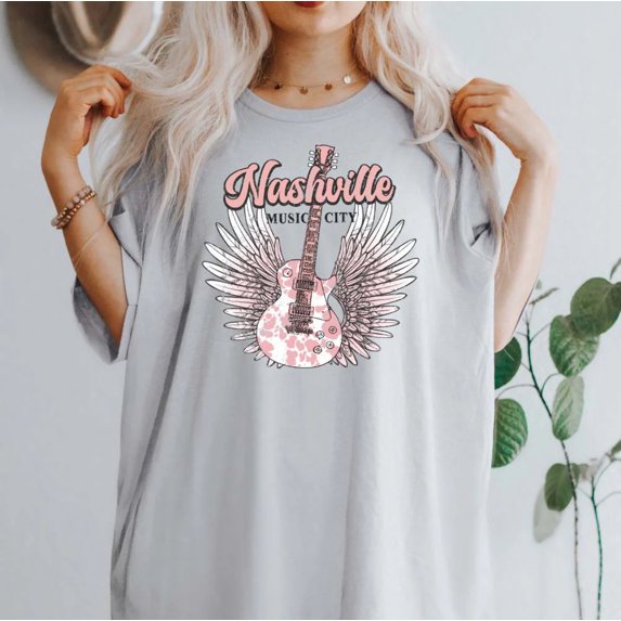 NASHVILLE MUSIC CITY Graphic Plus Short sleeve T-Shirt