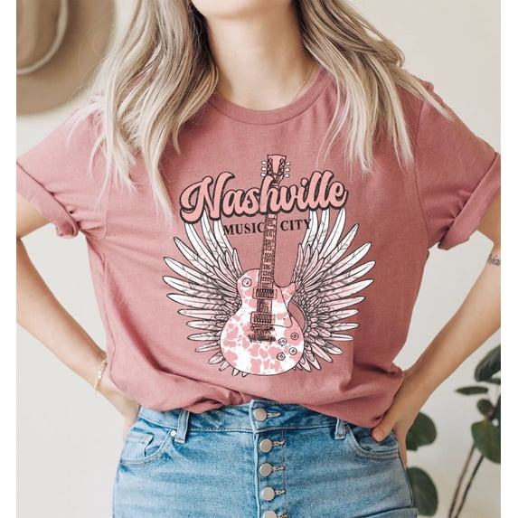 NASHVILLE MUSIC CITY Graphic Plus Short sleeve T-Shirt