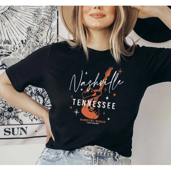 NASHVILLE TENNESSEE Graphic Short sleeve Tees Plus Size