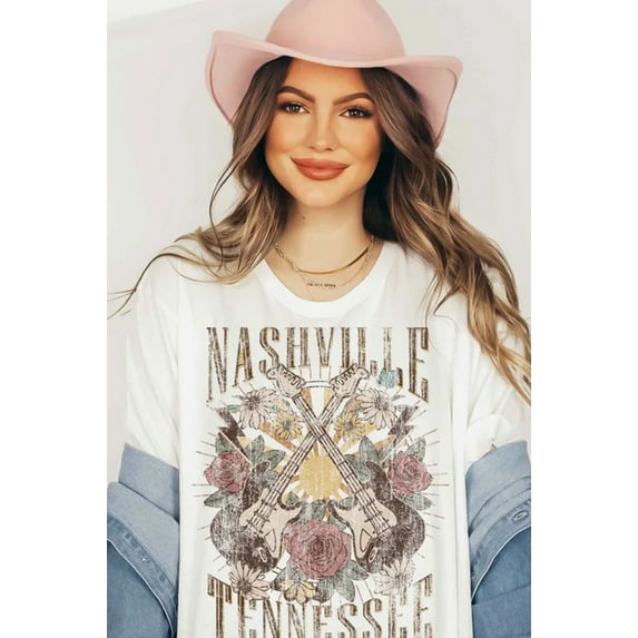 NASHVILLE TENNESSEE T-SHIRT PLUS SIZE