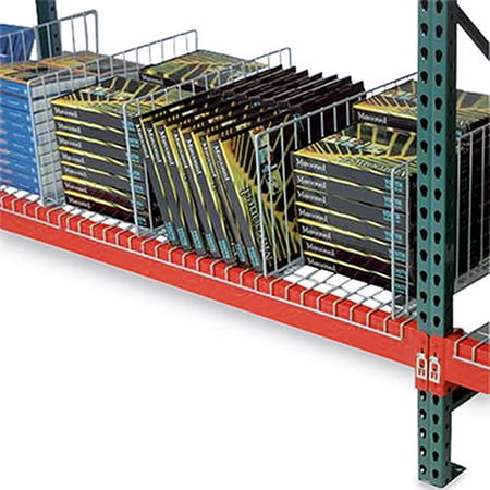Global Industrial Kwik Klip Wire Decking Divider 34""D x 10""H