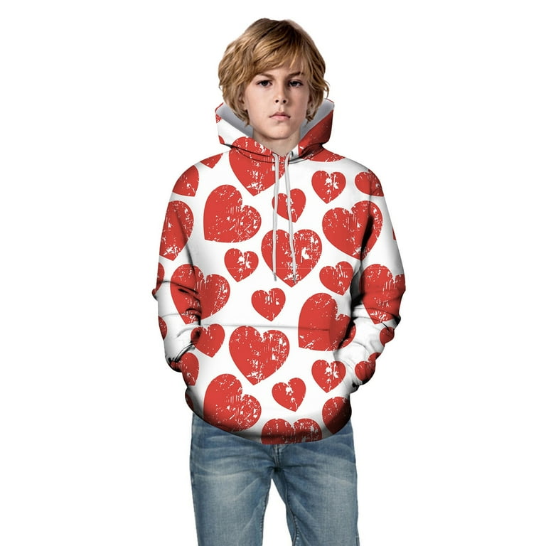 NASIQXB Boys Wolf Hoodie Hoodies Set for Boys Autumn And Winter