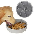 NASIQXB Dog Slow Feeder Bowl Non Puzzle Bowl Gulping Pet Slower Food