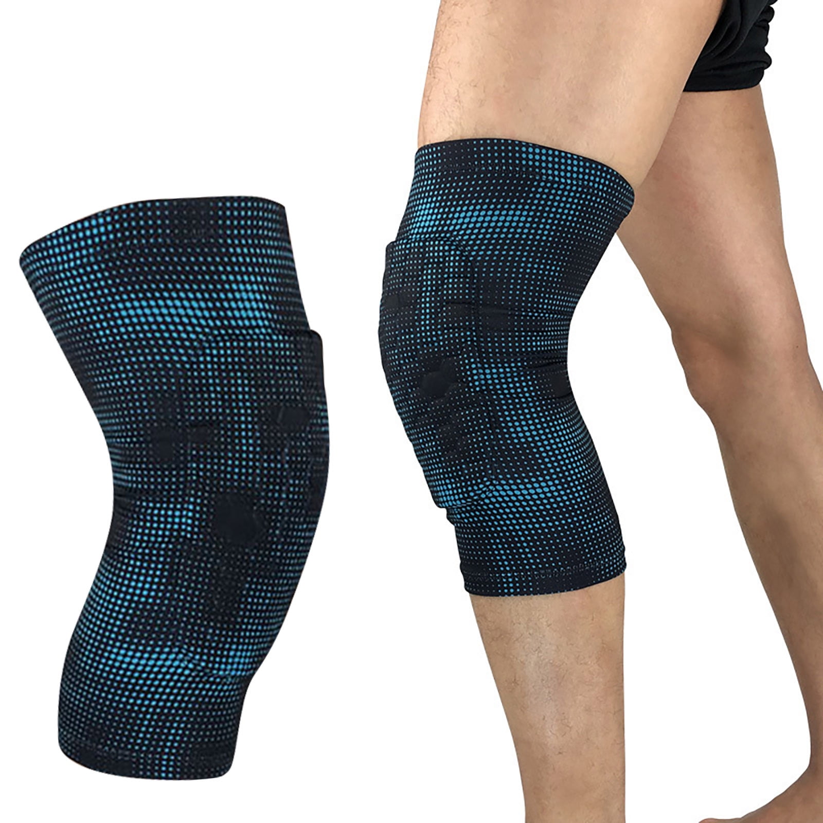 NASIQXB Knee Padded Compression Leg Sleeve Thigh Guard Sports
