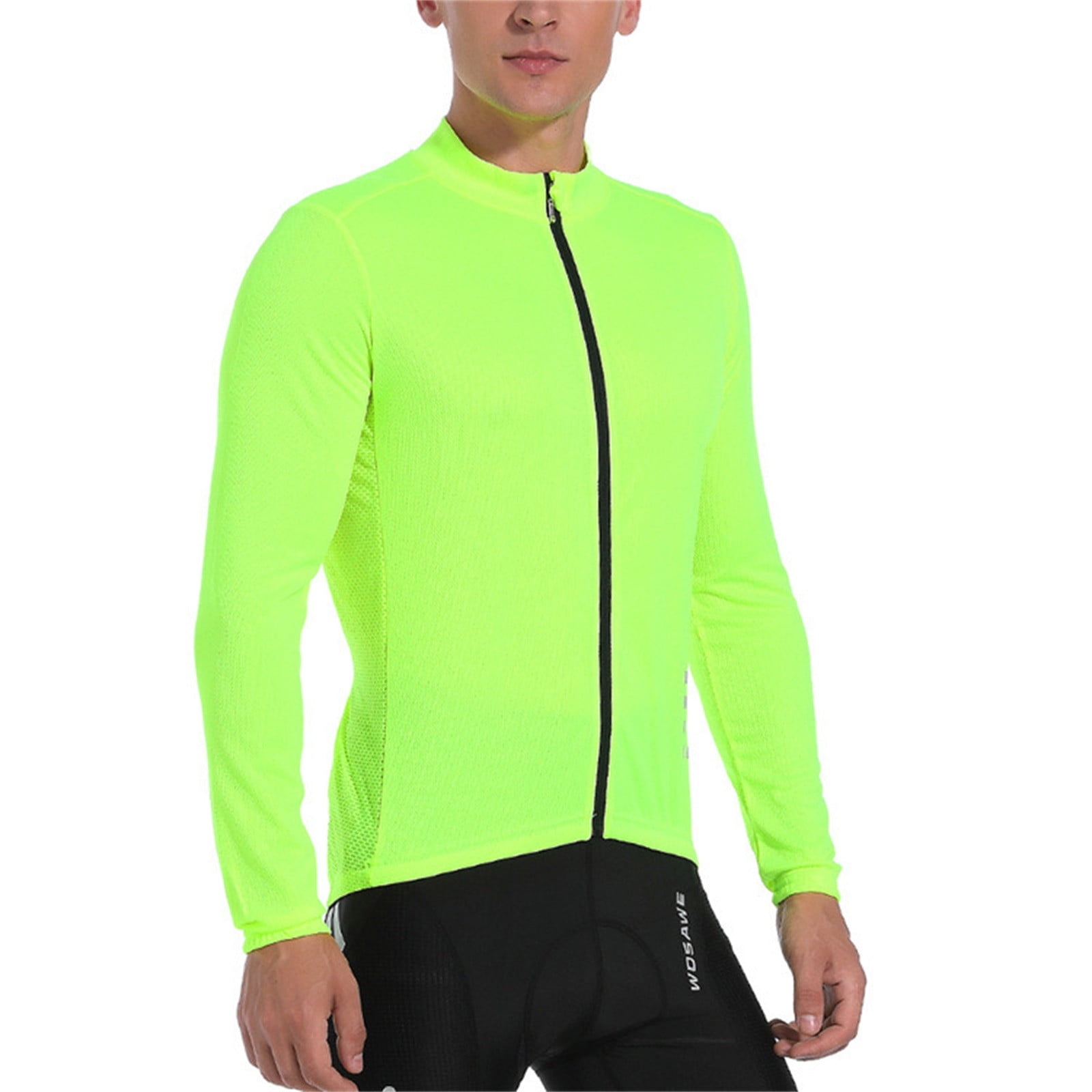 NASIQXB Men's Cycling Wind Jacket Reflective Ultralight Windbreaker