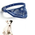 NASIQXB Pet Dog Cat Puppies Collars Scarf Neckerchief Necklace Blue
