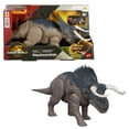 thumbnail image 1 of Jurassic World Rebirth Wild Roar Nasutoceratops Dinosaur Toy, Tail Controlled Attack Chomp & Sound, 1 of 7