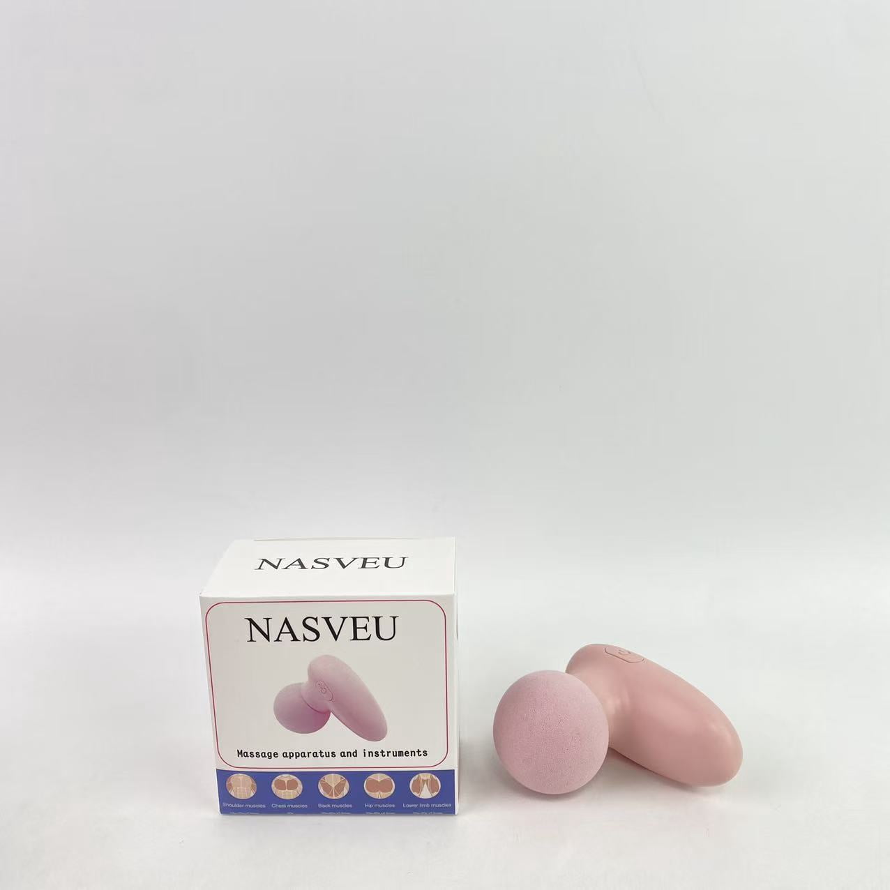 NASVEU Massage apparatus and instruments,Mini Massage Gun-Pink，Muscle Deep Tissue Massager Gun, Handheld Percussion Massager, Portable Quiet Massage Gun