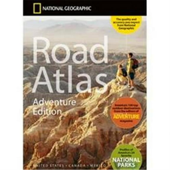 NAT'L GEOGPH RD00620166 Interior Accessories Rv- Adventure Edition Atlas