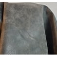 thumbnail image 1 of NAT Leathers | Gray Distressed 2 Tone Oily Faux Vegan Leather PU {Peta Approved Vegan} | 1 Yard 36 inch x 52 inch Cut by Yard Pleather 0.9 mm Vinyl Upholstery | Gray Crazy Horse Distress 36"X52", 1 of 4