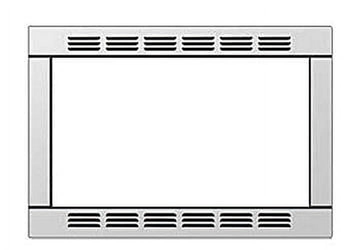 NAT.QUALITY Contoure Microwave Oven Trim Kit for RV-190S-CON in Stainless Steel