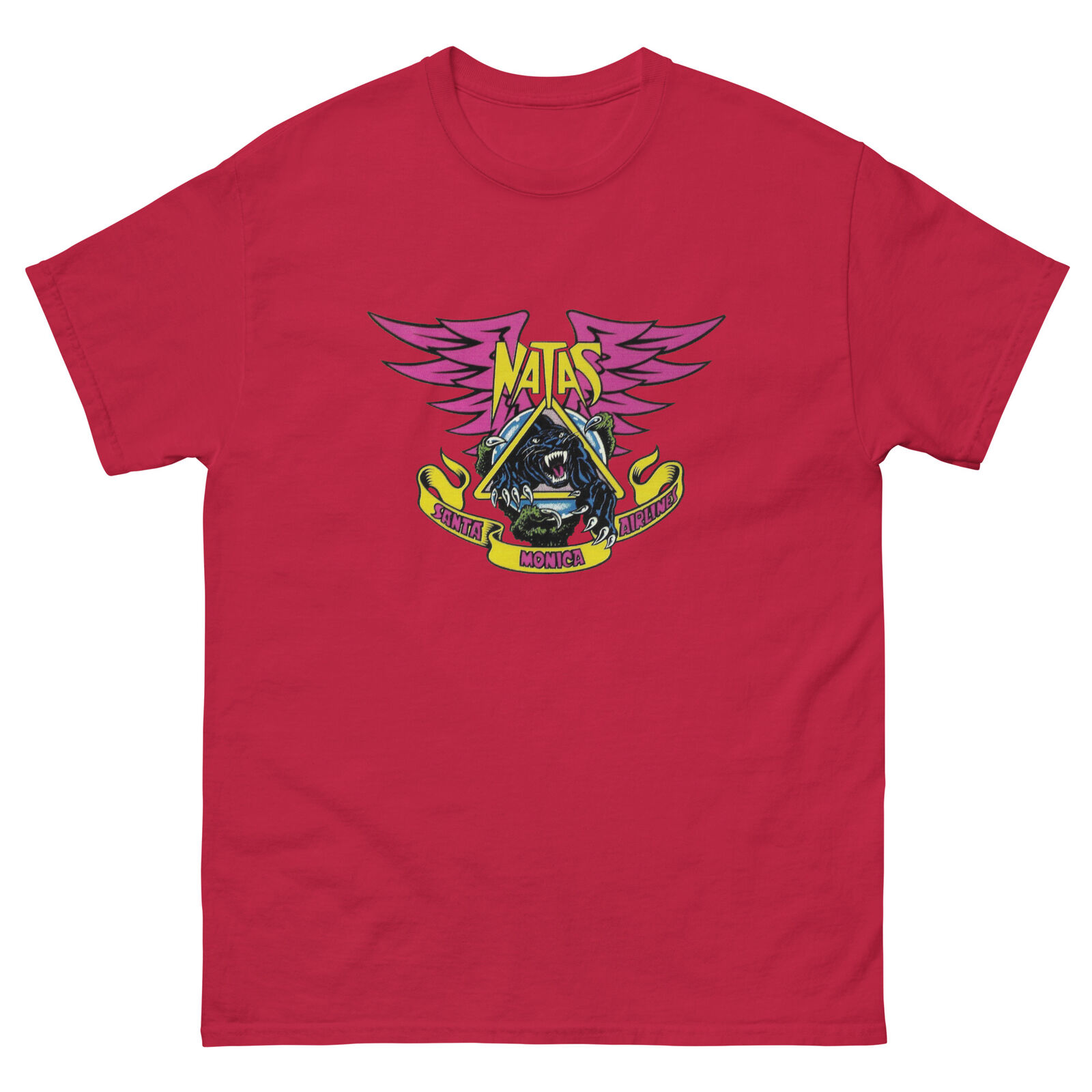 NATAS Santa Monica Airlines Vintage Skateboarding T Shirt Design ...