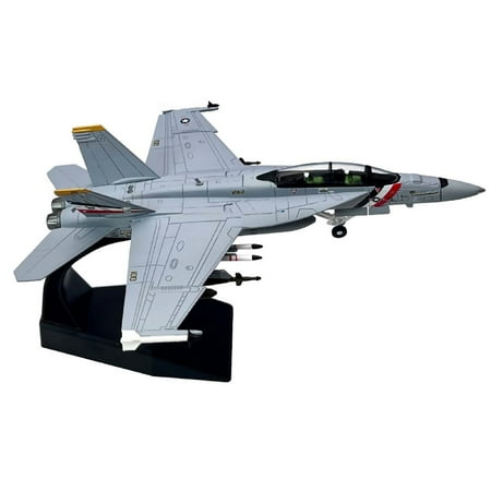 NATEFEMIN 1/100 Scale Aircraft Alloy Model Super Hornet F 18 Fighter Jet Display Souvenir Plane Gift Bounty Hunters
