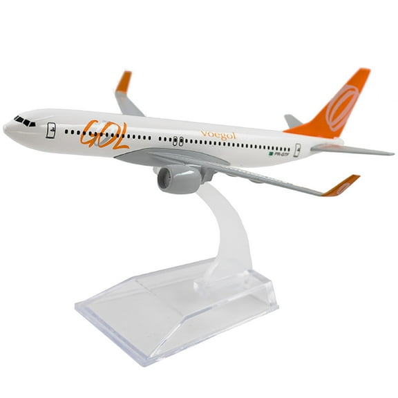 NATEFEMIN 1/400 Scale GOL 737 Alloy Plane 16cm Brazil Airplane Model Realistic Replica for Collectors & Enthusiasts