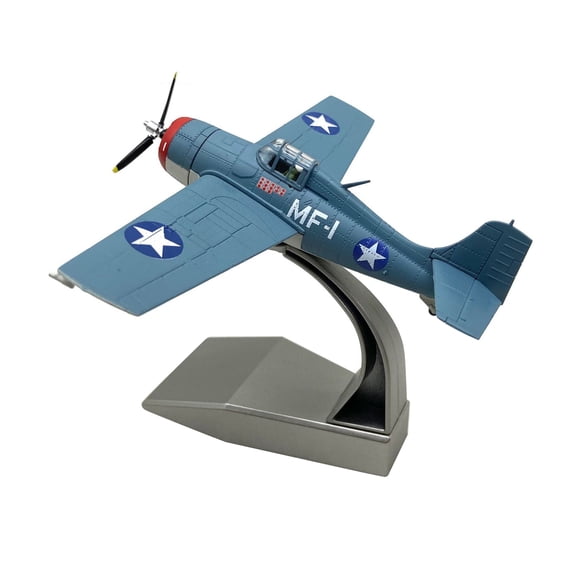 NATEFEMIN 1:72 Scale Grumman F4F Wildcat Fighter Model Alloy Diecast for Collection Display Gift