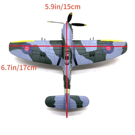 NATEFEMIN 1:72 Scale Hawker Tempest Mk.V Replica For Military Aircraft Collection WWII RAF Alloy Plastic Decoration Model