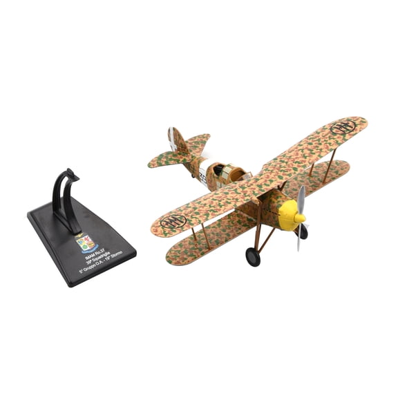 NATEFEMIN 1:72 Scale Italian Air Force IMAM Ro.37 Bomber Fighter Model for Gift Collection Display Stand Alloy Plastic