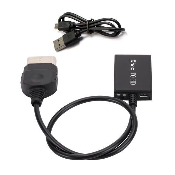 NATEFEMIN 1080P/720P HD Converter Adapter With USB Power Play for Xbox On Modern HD Television Display