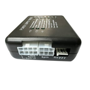 NATEFEMIN 20/24 Pin Power Supply Tester, ATX Power Supply PSU Tester with 20/24 Pin for PC