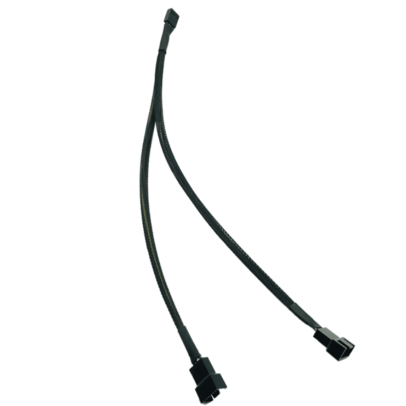 NATEFEMIN 27cm 4 Pin PWM Fan Splitter Cable 1 To 2 Extension Adapter ...