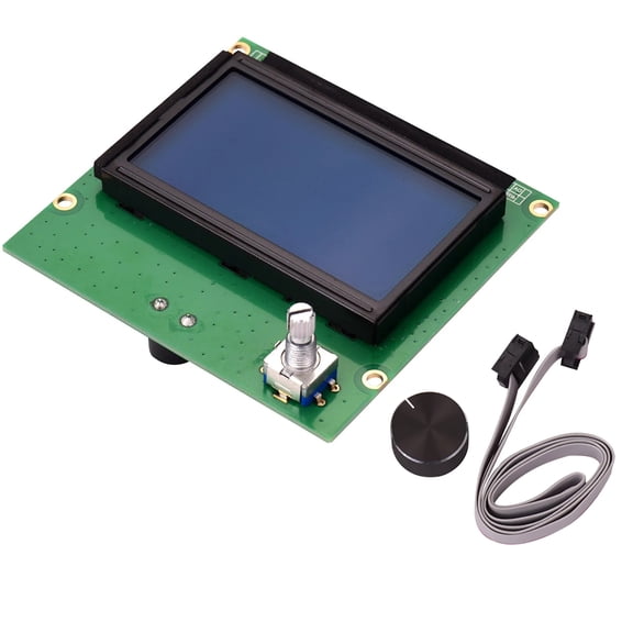 NATEFEMIN 3D Printer Parts LCD Display Screen Board with Cable Replacement for Ender 3/3 Pro