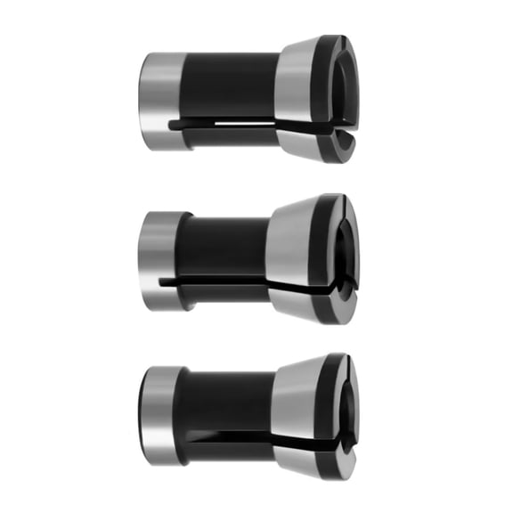NATEFEMIN 3Pcs Assortment Chuck 6mm 6.35mm 8mm Chuck Heads Adapter for Drills Engraving Trimming Carving Machine