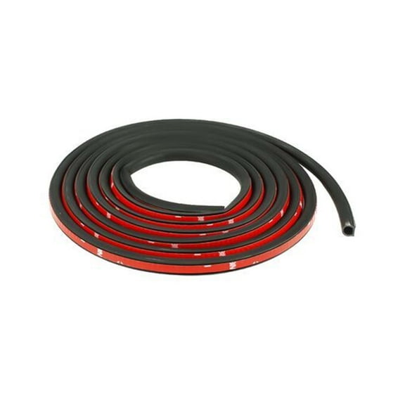 NATEFEMIN 4-Meter Small D-Type Rubber Car Seal Strip for Improved Dust & Rain Protection