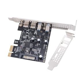 NATEFEMIN 4-Port USB 3.2 Gen1 PCIe Card 5Gbps 2 USB-A & 2 USB-C with D720201 Chip for Windows XP 7 8 10 11 Linux