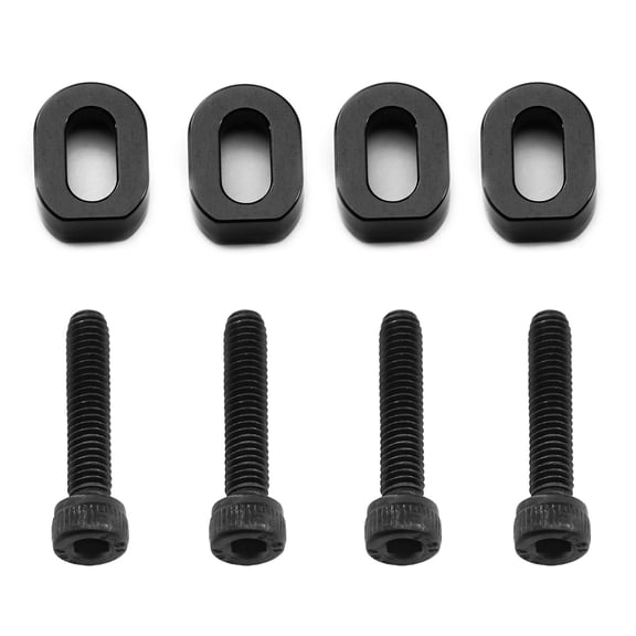 NATEFEMIN 4PCS Motor Base Reinforcement Aluminum Alloy 7075 With Screws For X-Maxx XRT RC Model Truck Parts
