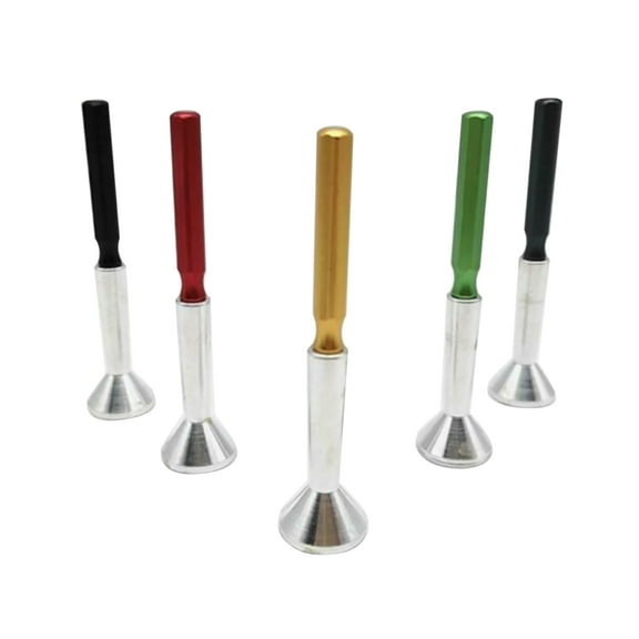 NATEFEMIN 5 Pcs Metal Tip Oiler Pens with Dust Caps Precision Oil Application Varying Sizes for Lubrication Maintenance Repair Tools