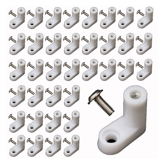 NATEFEMIN 50x Strong & Durable L-Type PCB Mounting Feet Kit for Various Gaming Platforms & Boards