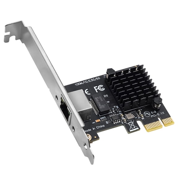 NATEFEMIN 5G 2.5G 1G 100Mbps PCIe Network Card RJ45 Port IEEE 802.3 Protocol For Desktop Computer Equipment