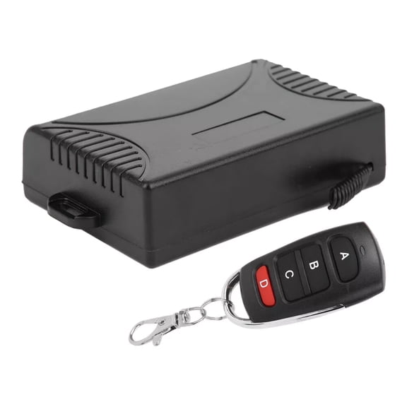 NATEFEMIN AC90-250V Relay Remote Control Switches 4 Channel Remote Control Relay Switch for Lights Door