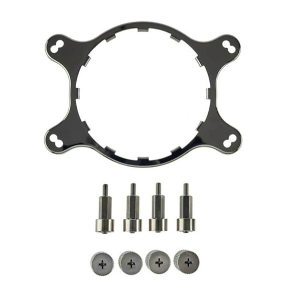 NATEFEMIN AM4 Cooler Mounting Bracket Kit for H45 H55 H60 H75 Series Tt Water 3.0 Asetek Radiators Gray Finish