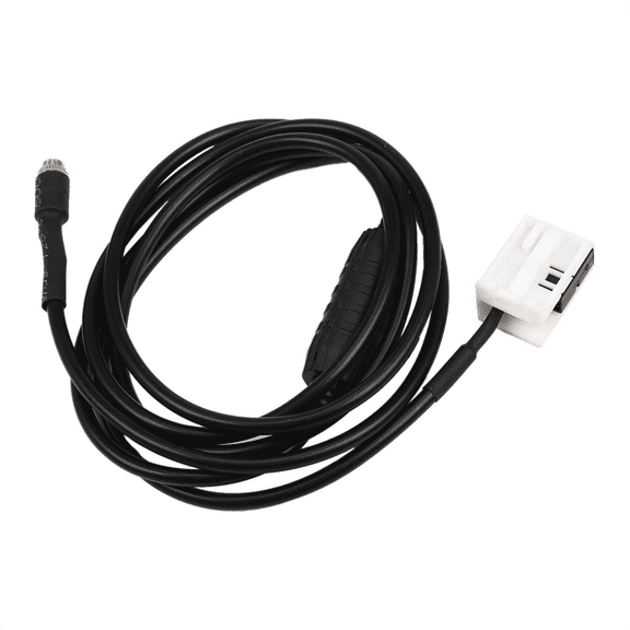 NATEFEMIN AUX Adapter for BMW E60 E90 E65 E83 Audio Input Cable 12 Pin to Female Easy Install 1.5 Meter Length