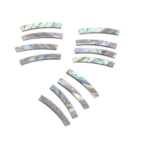 NATEFEMIN Abalone Shell Inlay Strips 4Mm Width Natural Material Fine Cutting For Acoustic Guitar Soundhole Rosette Building Accessory