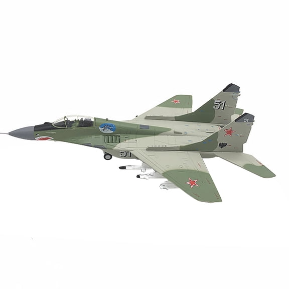 NATEFEMIN Accurate Scale Plane Model MIG 29 Composite Material Collectibles Enthusiasts Elegant Design Retro Fashion Decor 17cm