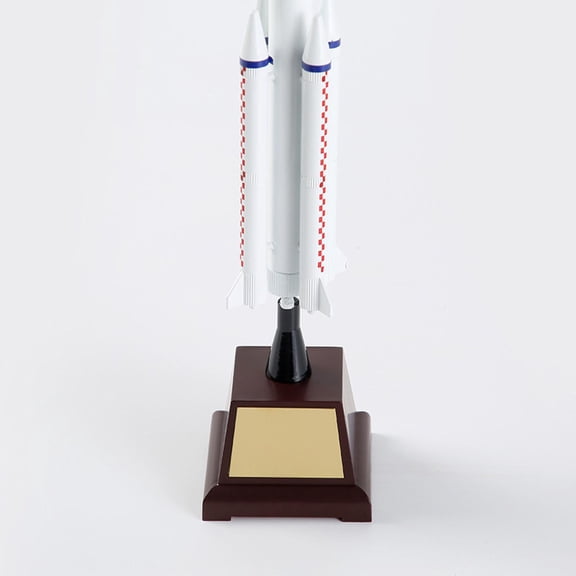NATEFEMIN Accurate Scale Rocket Model Long March 7 Alloy ABS Collectibles Enthusiasts Desk Decor Retro Elegant Display Stand 38cm 1:200